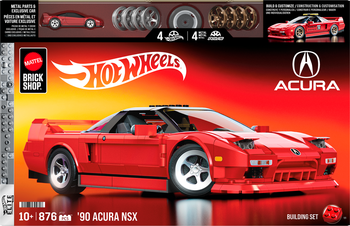 JFT17-Mattel Brick Shop™ Hot Wheels® '90 Acura NSX