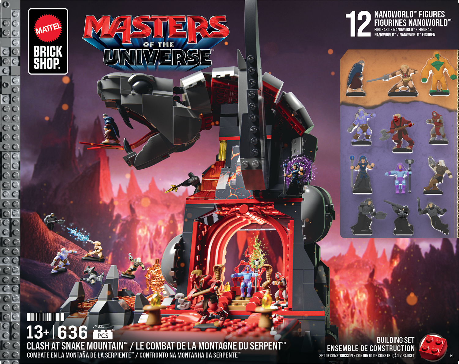 JMB31-Mattel Brick Shop™ Masters of the Universe™ Clash at Snake Mountain™