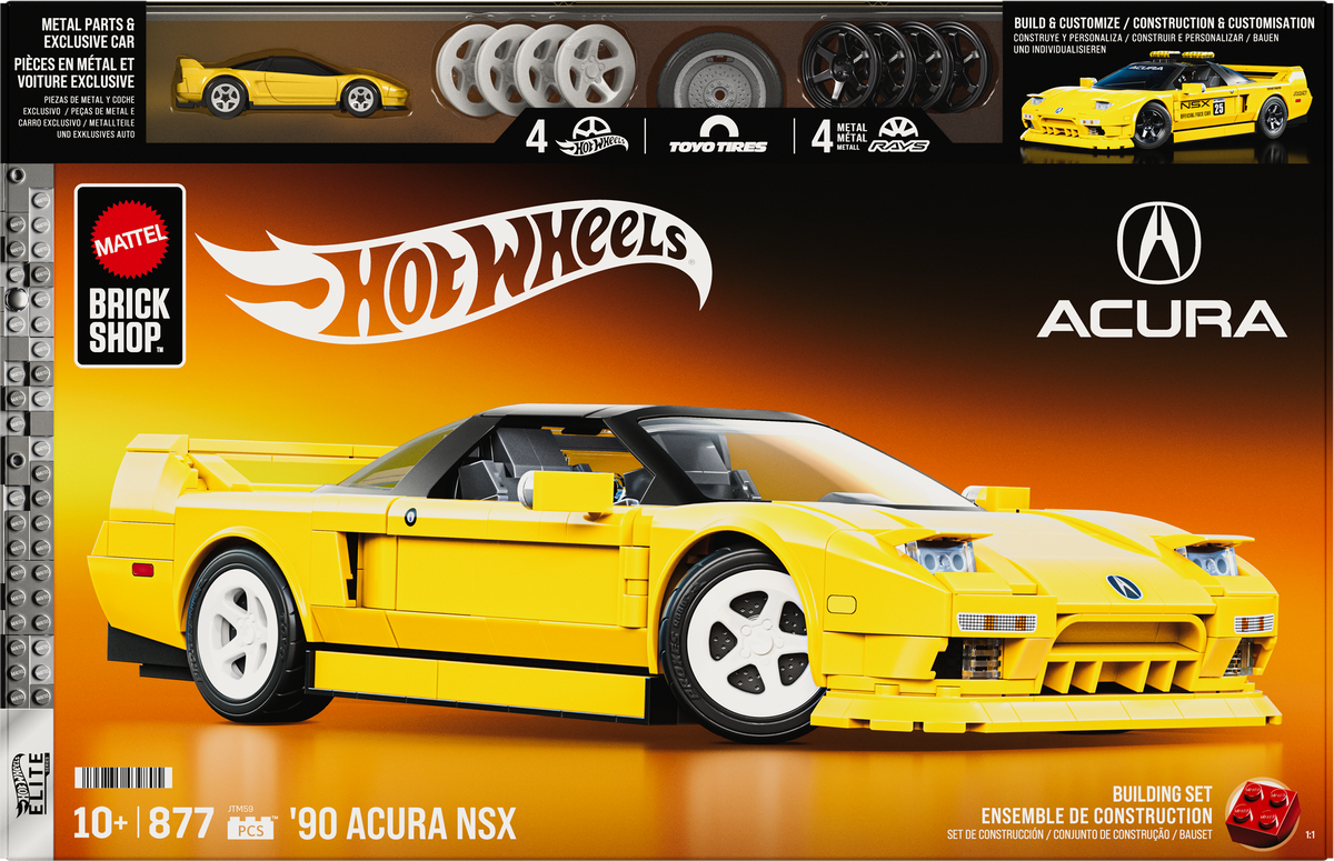 JTM59/JMT62-Mattel Brick Shop™ Hot Wheels® '90 Acura NSX